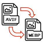 AVIF to WebP Converter